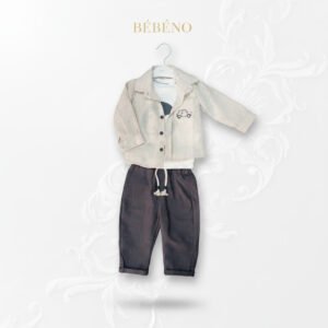 Ensemble garçon 3 pièces – Élégance et confort au quotidien